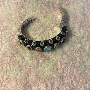 Elegant Multicolor Gemstone Bracelet